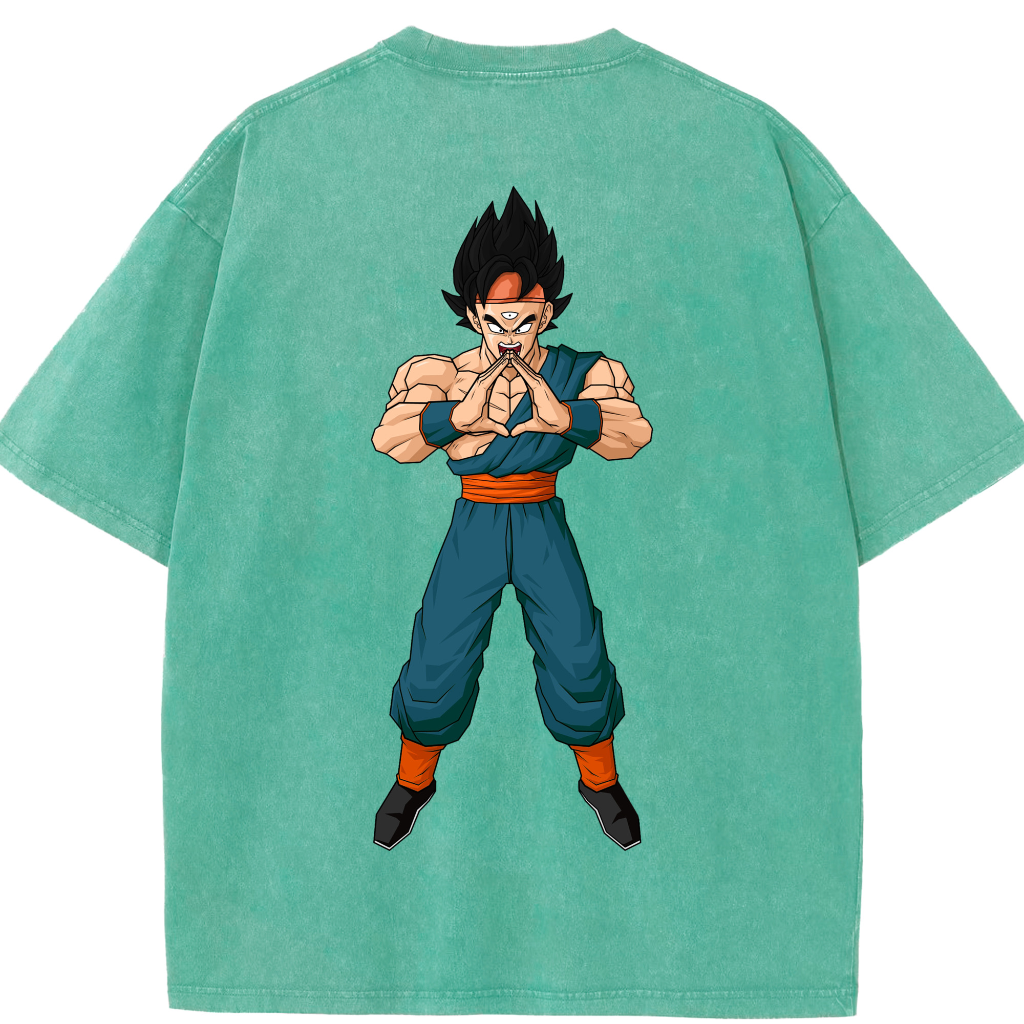 （画像用） ドラゴンボール DRAGON BALL 綿100% ヴィンテージ風 半袖Tシャツ（背面プリント）